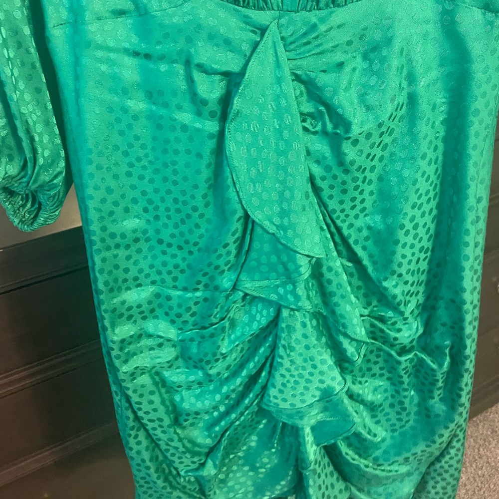 Green BCBG cocktail dress